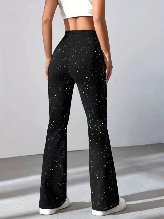 Sequin Flared Pants