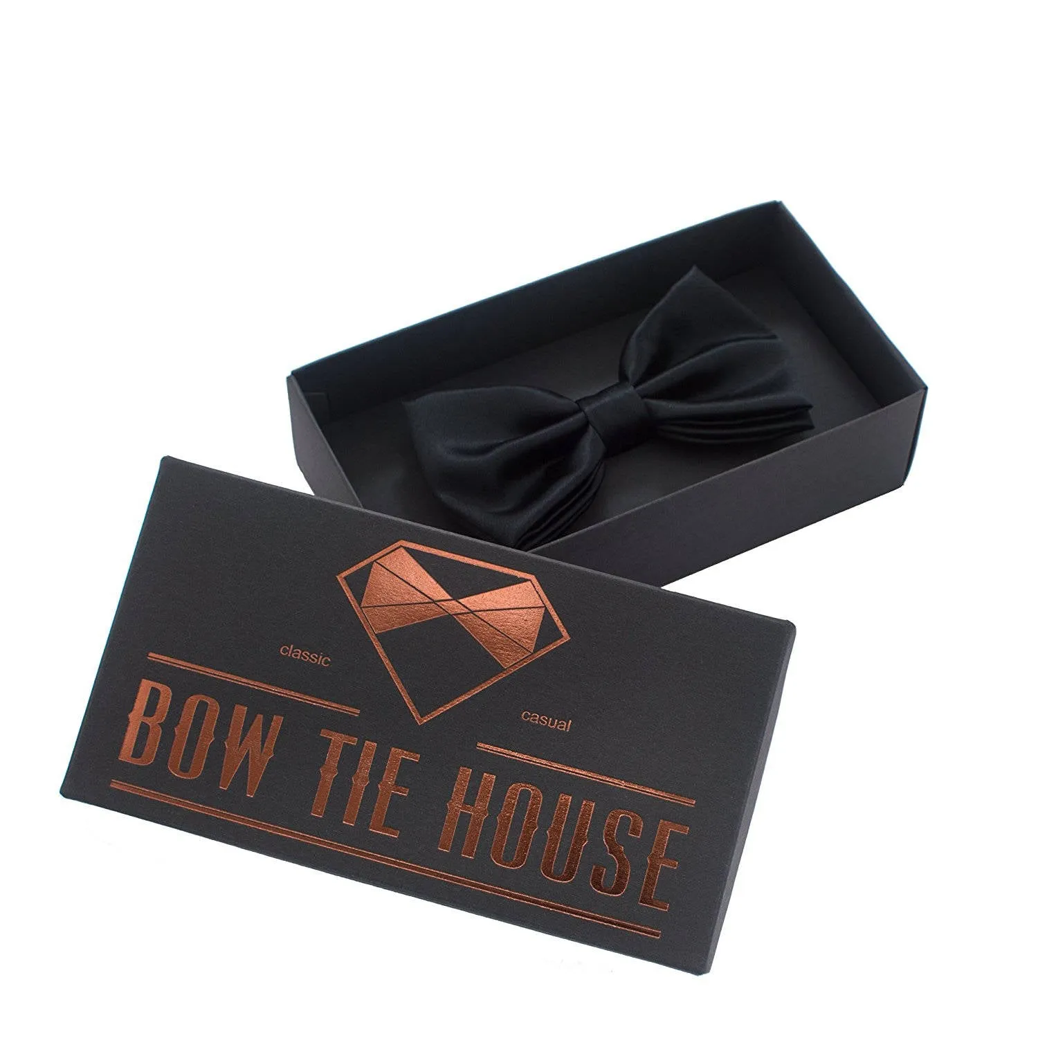 Silk Black Bow Tie