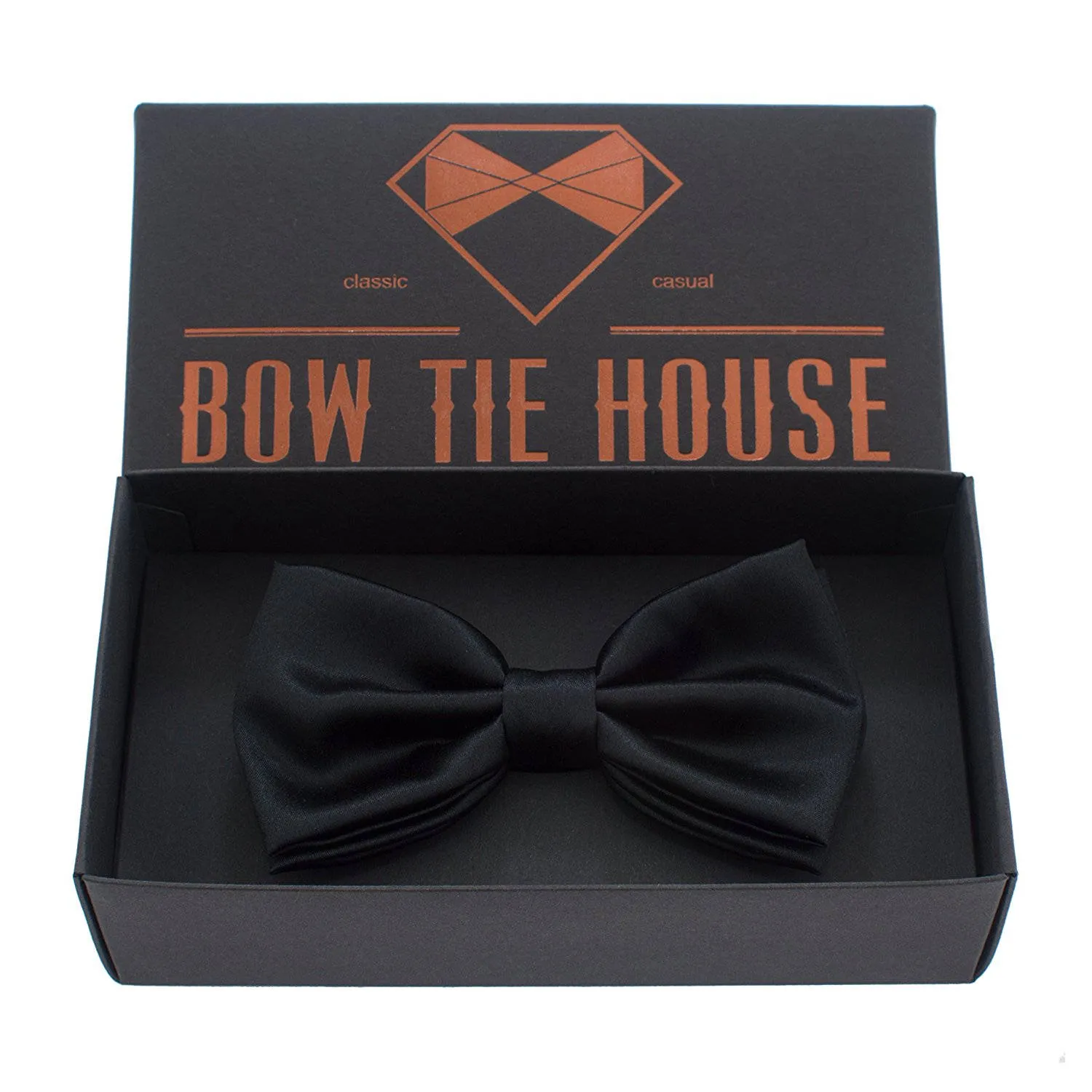 Silk Black Bow Tie