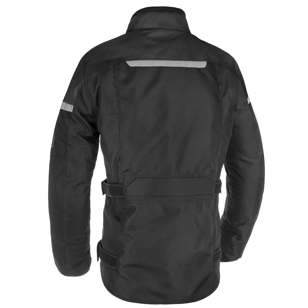 Spartan Long Waterproof Mens Textile Jacket - Black