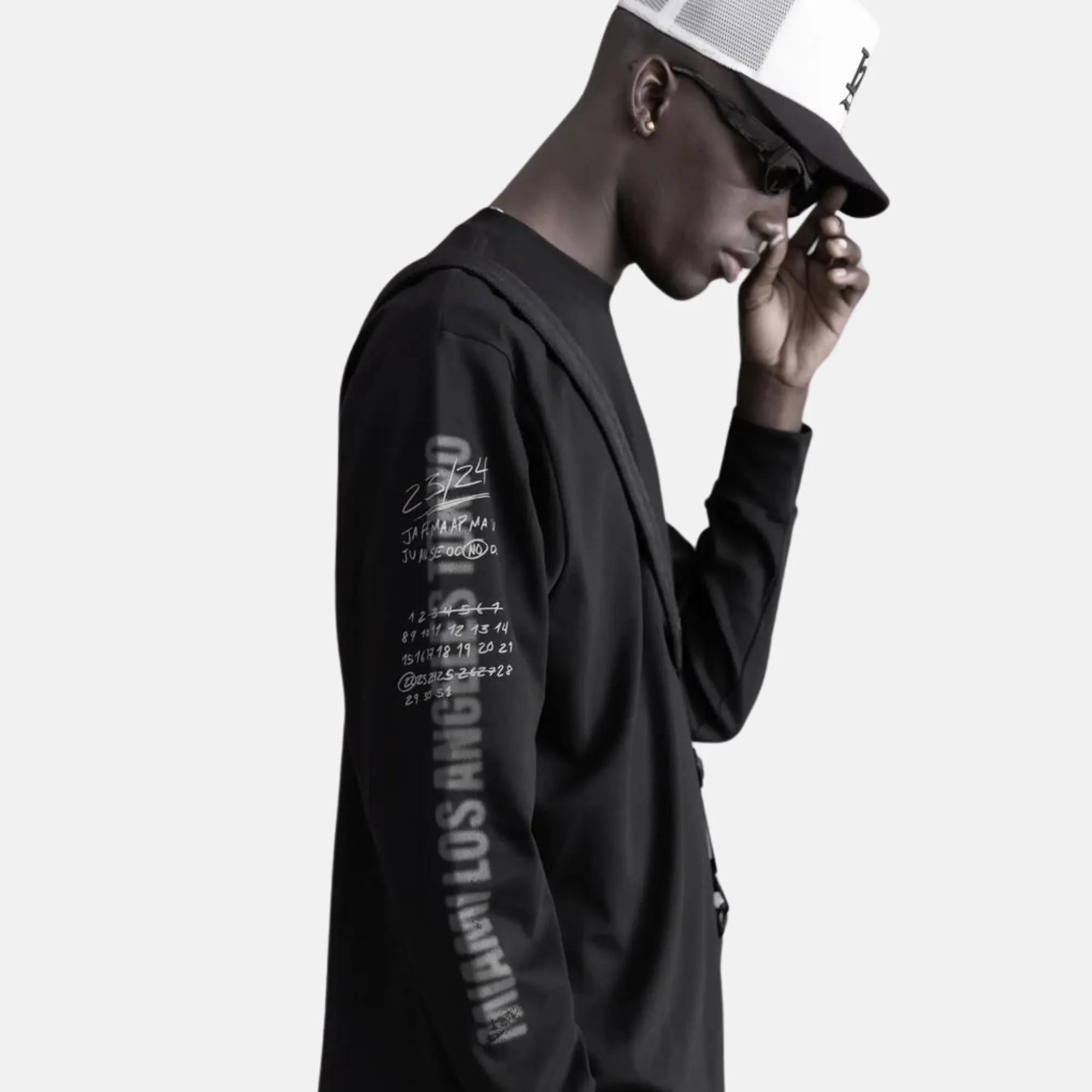 Stampd Black Locations Long Sleeve T-Shirt