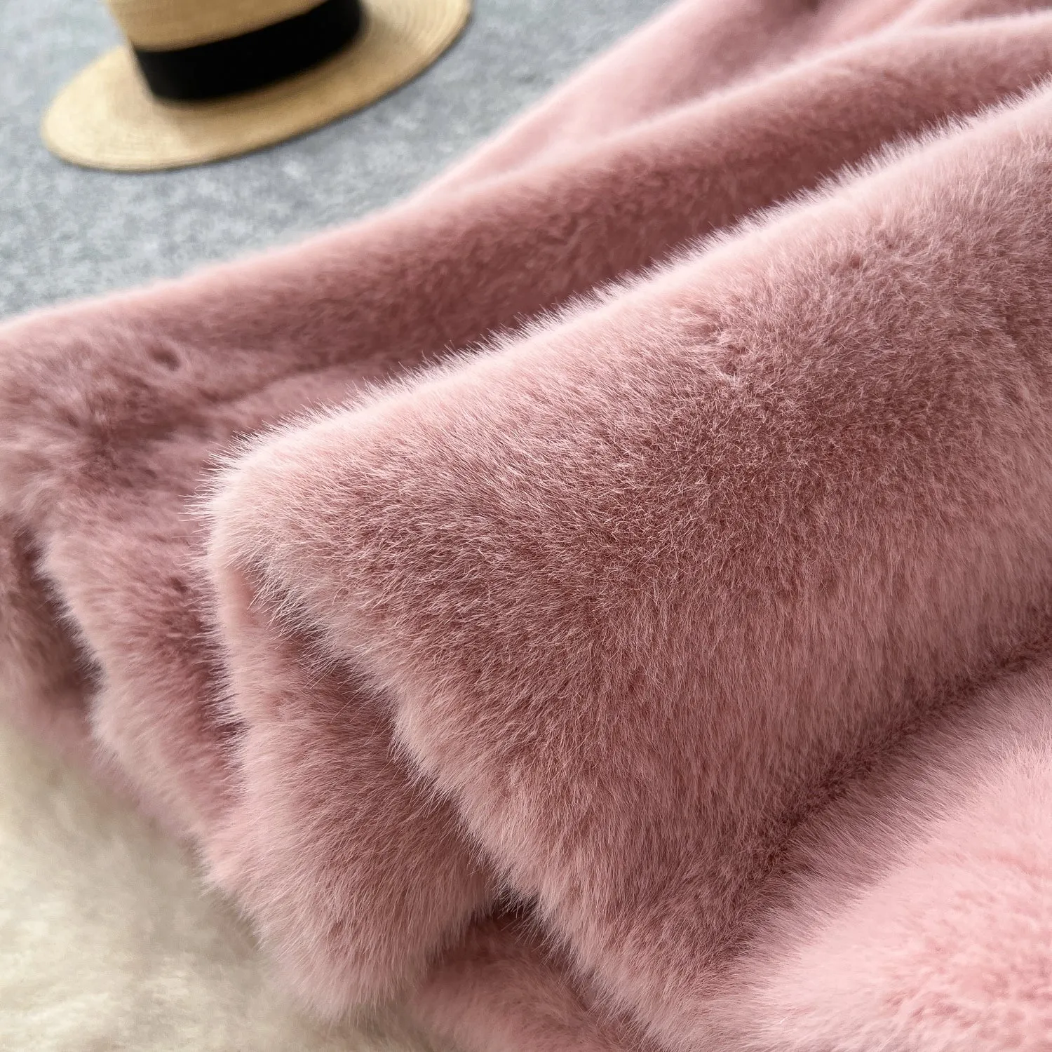 Thermal Soft Imitation Furry Coat