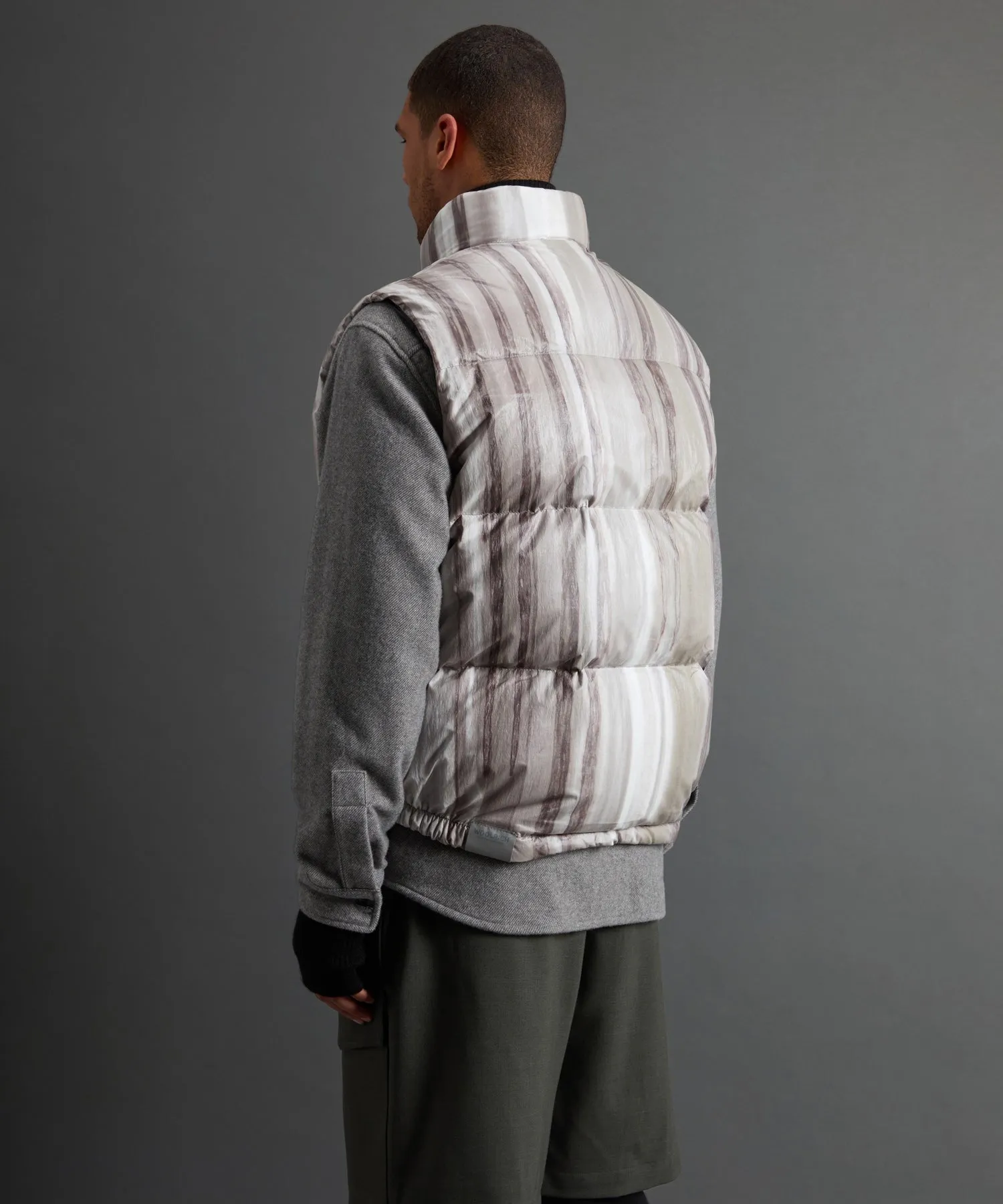 Todd Snyder X Woolrich Abstract Striped Vest