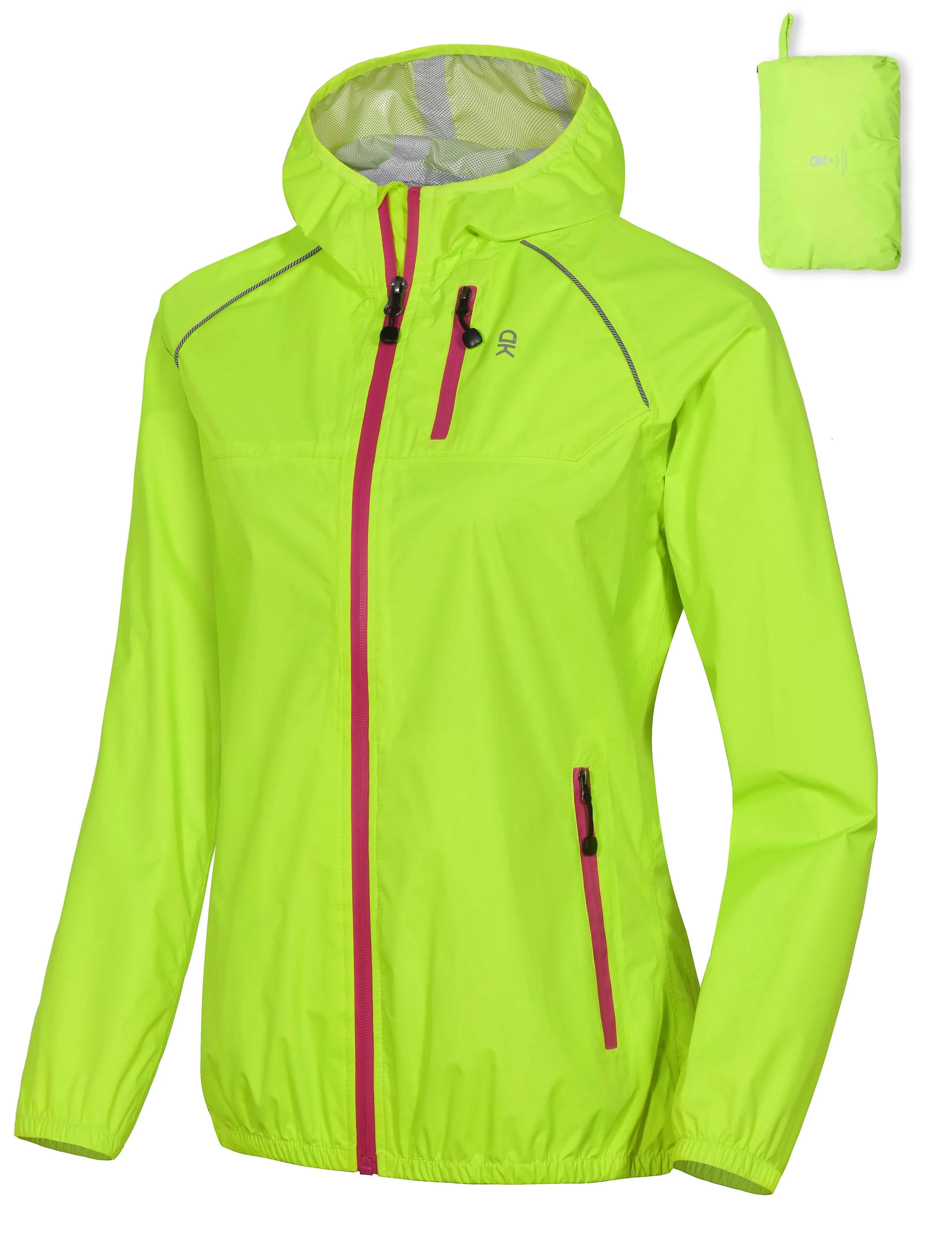 Women's Rain Cycling Bike Waterproof Jacket with Hood